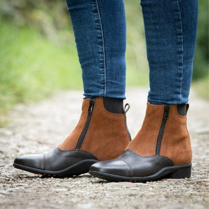 Pasadena Suede Jodhpur Boots - Caramel