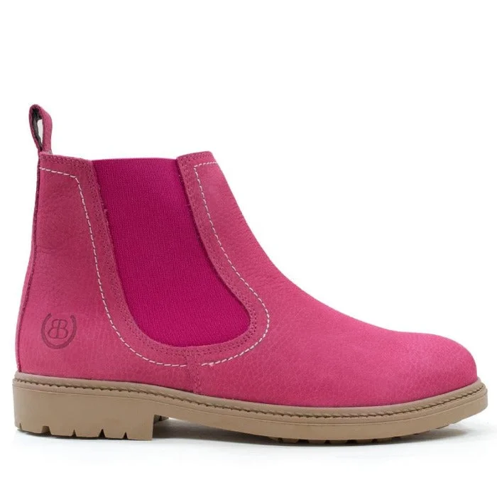 Toddy Short Boot- Raspberry