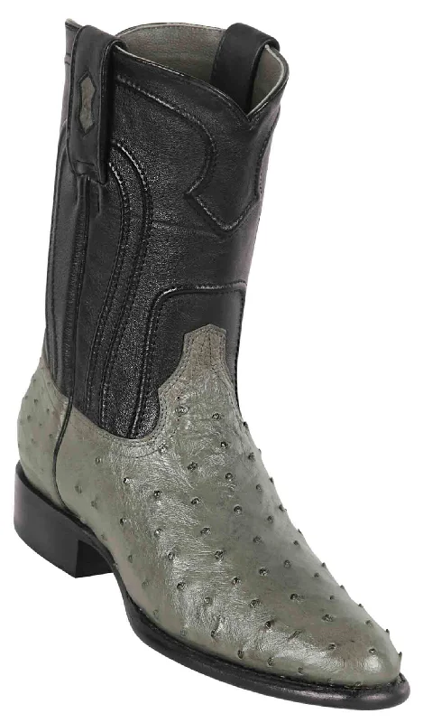 690309 LOS ALTOS BOOTS OSTRICH ROPER GREY