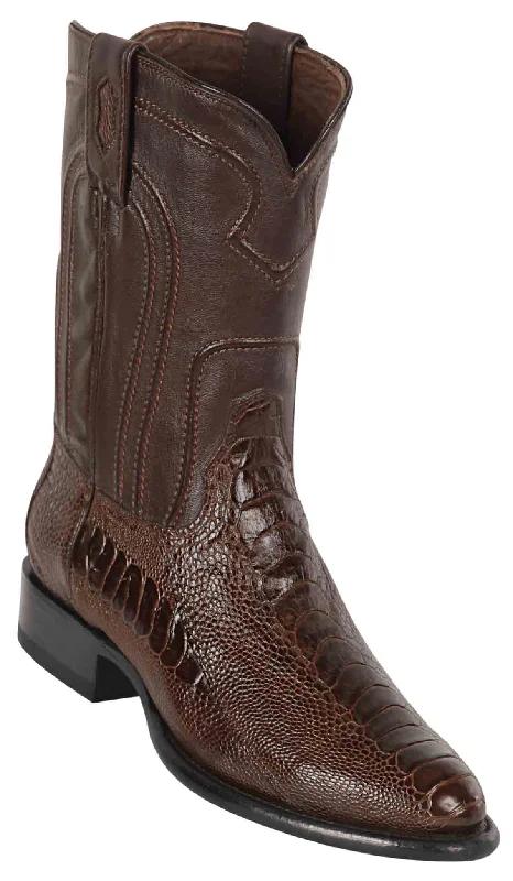 690507 LOS ALTOS BOOTS OSTRICH LEG ROPER BROWN