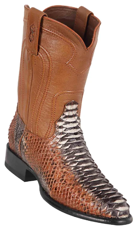 695788 LOS ALTOS BOOTS PYTHON ROPER RUSTIC COGNAC