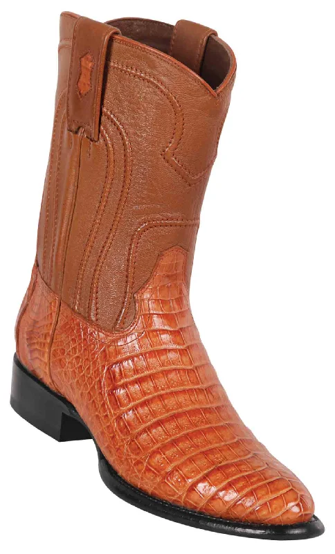 698203 LOS ALTOS BOOTS CAIMAN BELLY ROPER COGNAC