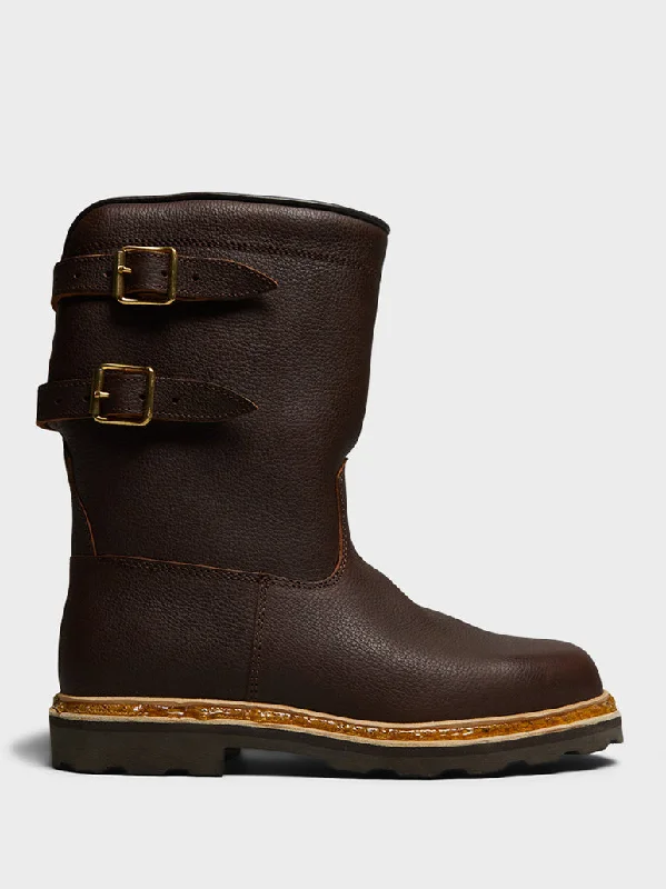 Sanglier Boots in Dark Brown