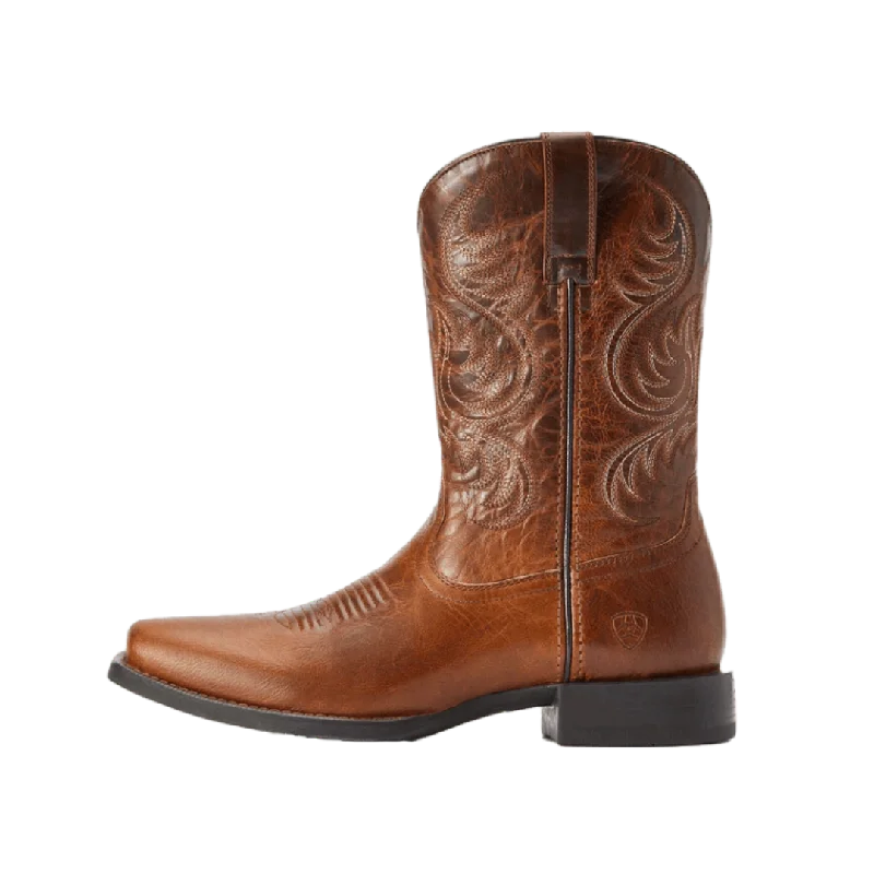 Ariat Men's Sport Boss Rich Cognac Square Toe Boot