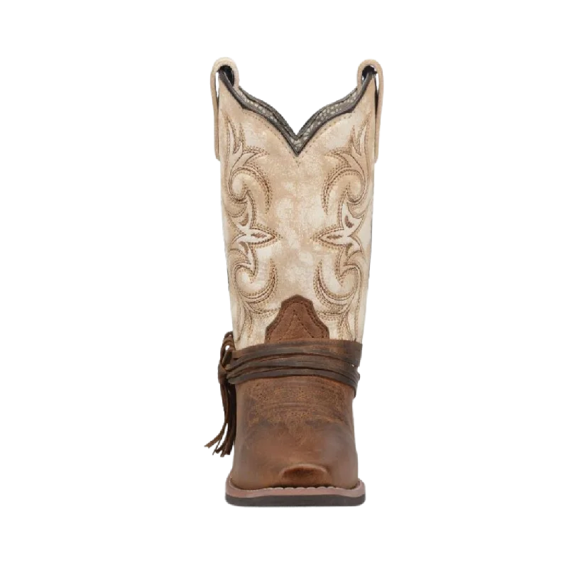 Dan Post Kid's Lil Myra Square Cowgirl Brown Boots