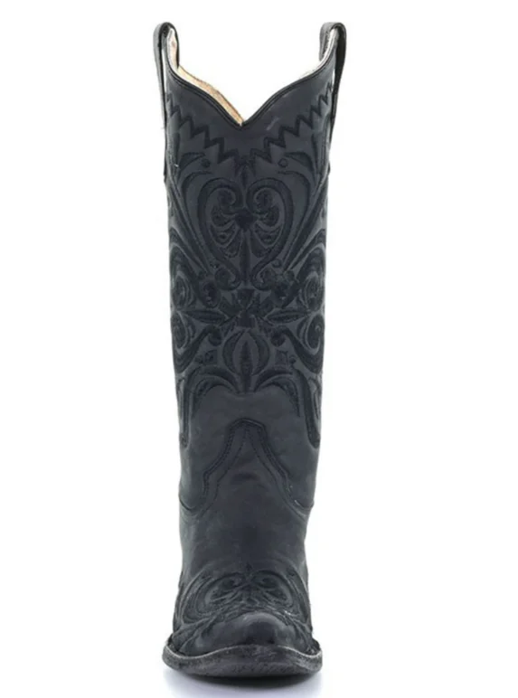 CORRAL BOOTS Women's Circle G By Corral® LD Black Filigree L5433