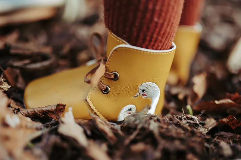 Goose Booties - Ochre