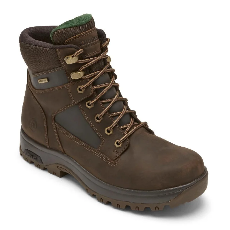 Men's Dunham 8000 Works 6"" PT Boot CI2182 Safety Toe - Brown WP