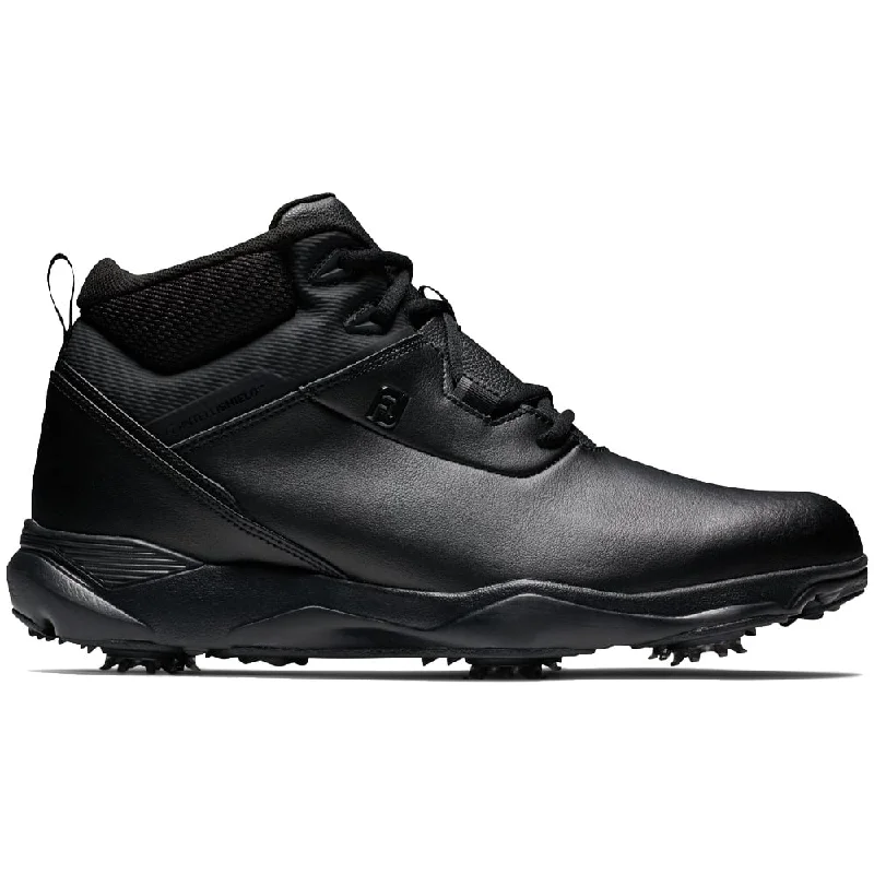 FootJoy Stormwalker Spiked Waterproof Boots - Black