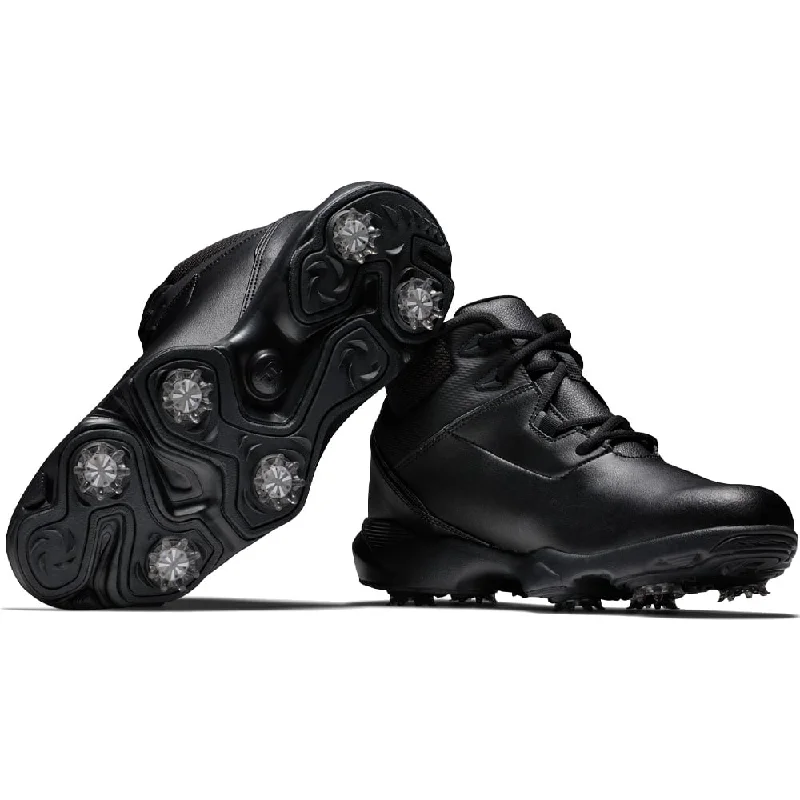 FootJoy Stormwalker Spiked Waterproof Boots - Black