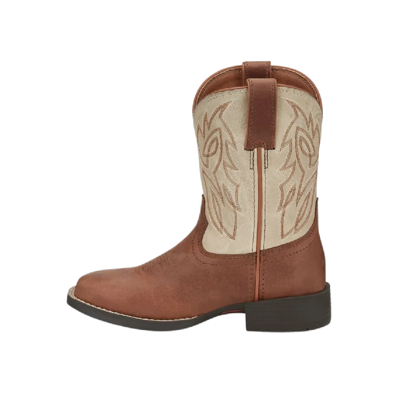 Justin Boots Kid's Canter Brown Boots