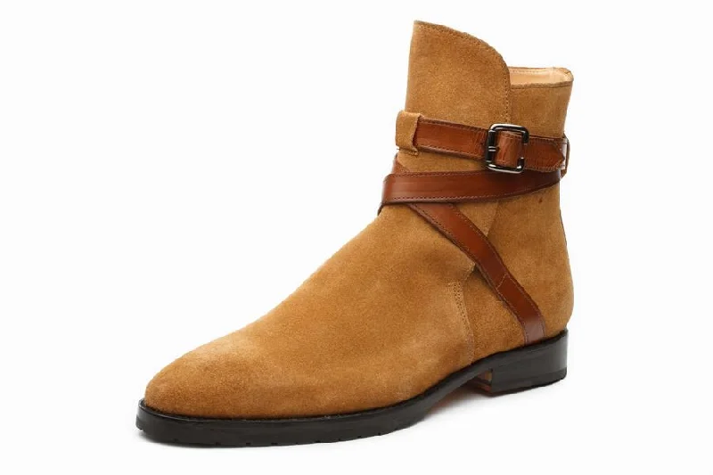 Jodhpur Boot - Camel Suede