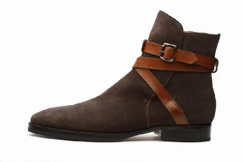 Jodhpur Boot - Dark Brown Suede