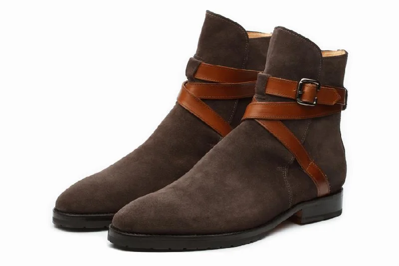 Jodhpur Boot - Dark Brown Suede