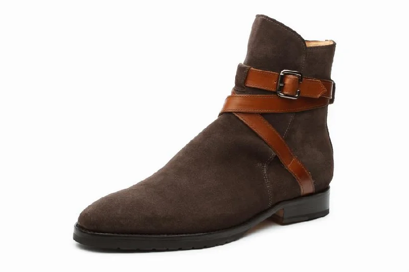 Jodhpur Boot - Dark Brown Suede