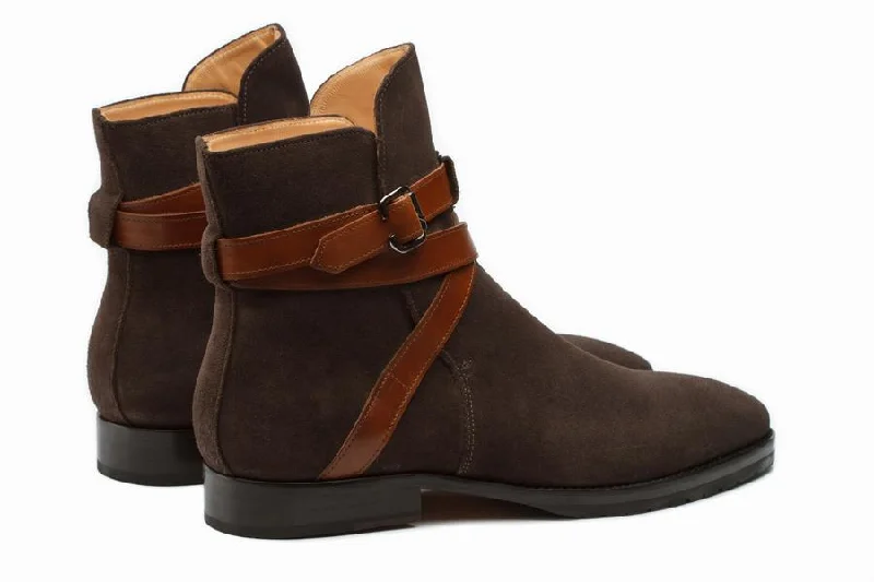 Jodhpur Boot - Dark Brown Suede