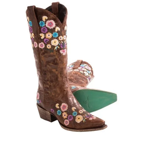 Lane Boots- Allie Floral Embroidered Women's Boots