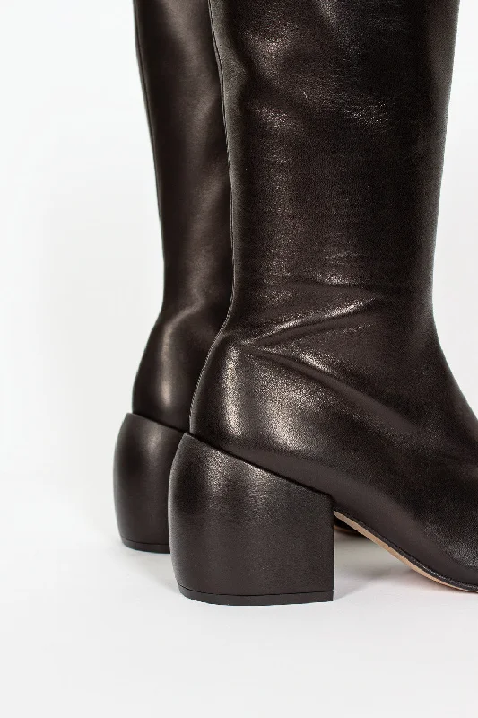 Long Heeled Boots Black