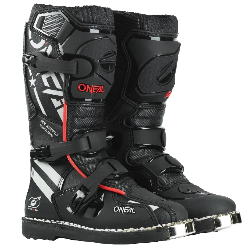 ONEAL ADULT ELEMENT RIDER BLACK/GREY BOOTS