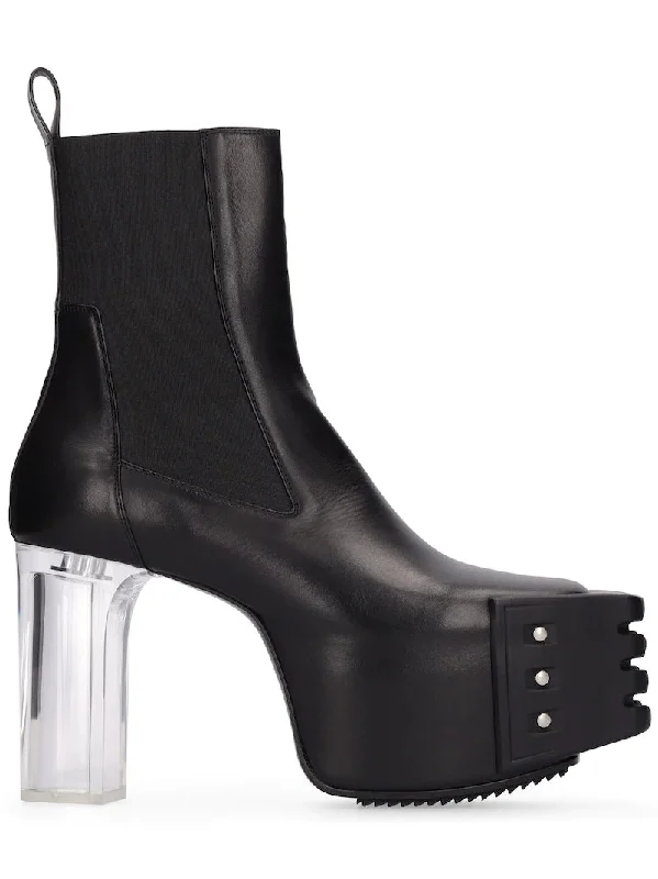 Rick Owens High Heel Grill Kiss Boots