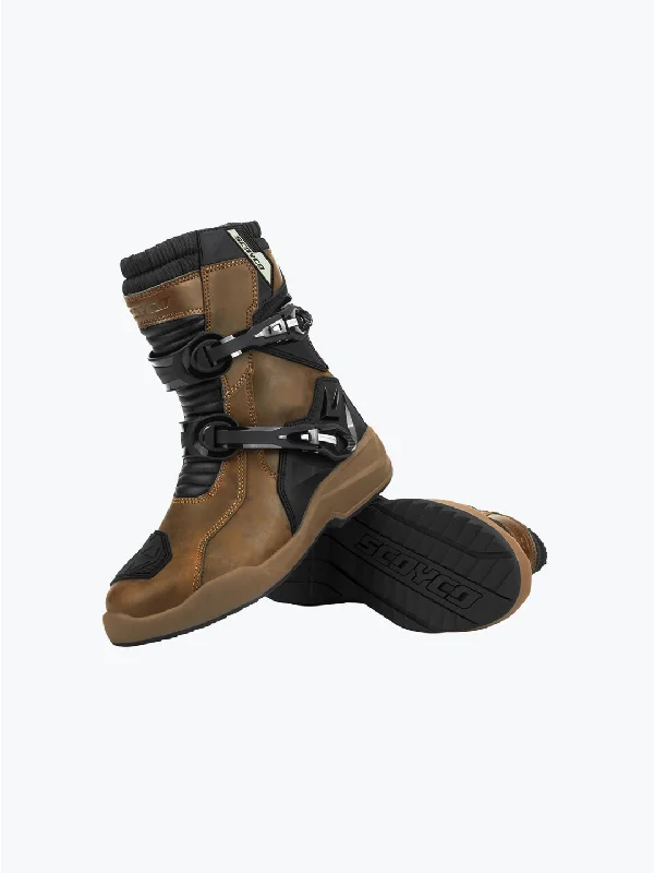 Scoyco Boot MT038WP Brown