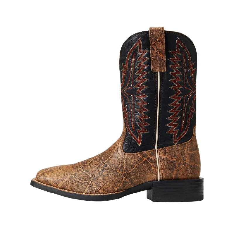 Ariat Men's Sport Smokewagon Western Grizzly Elephant Print Boots