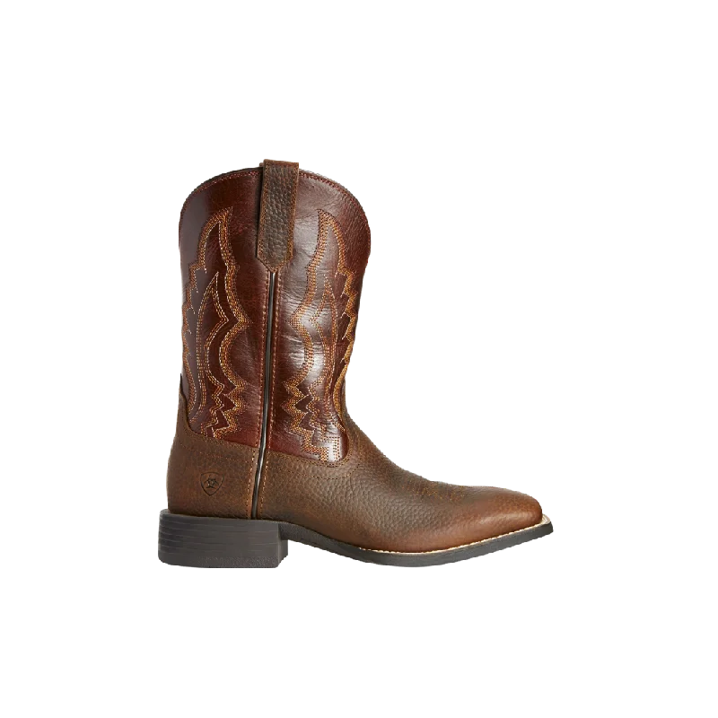 Ariat Men's Sport Riggin Western Brown Boots