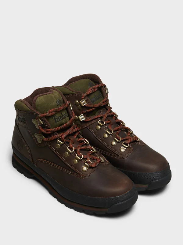 Euro Hiker Boots in Brown