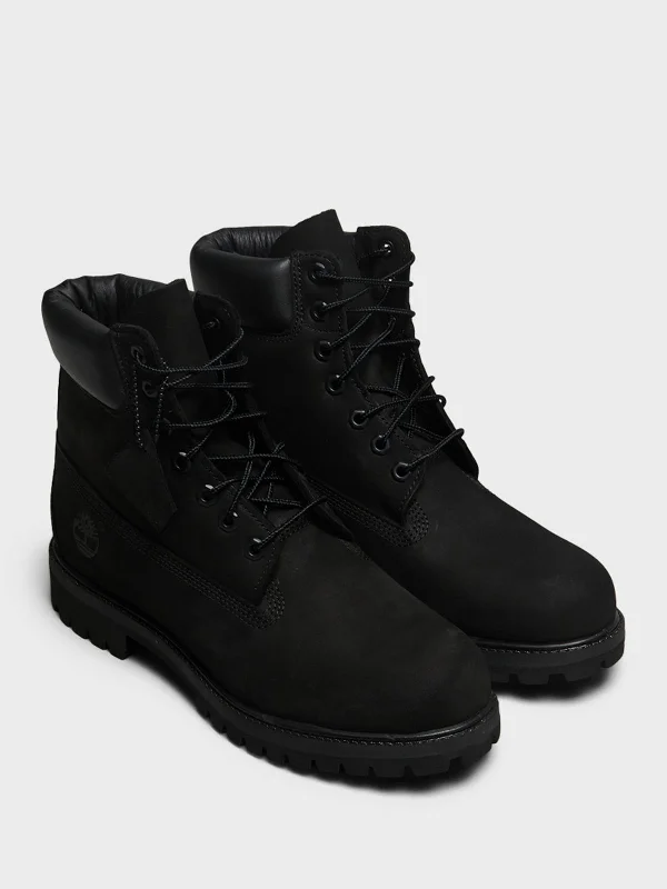 Premium 6-Inch Boots in Black