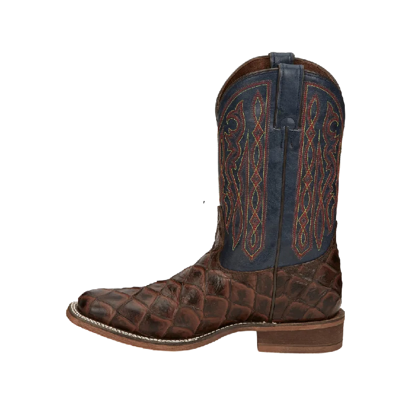 Nocona Men's Turner Chocolate Western Broad Square Toe Boots