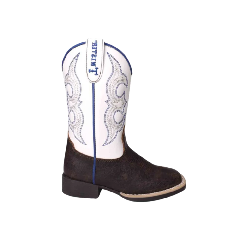 M&F Twister Kid´s Joshua Youth & Toddler Brown Western Boots