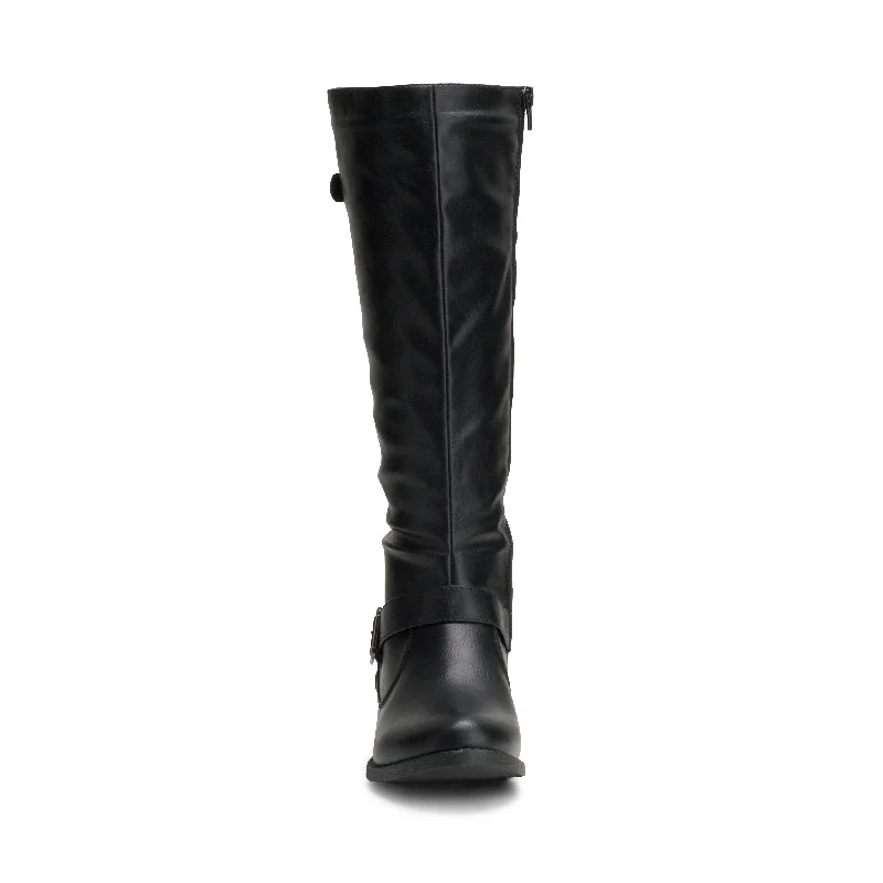 Wanted Women's Lady Luck Lace-up Back Knee High Riding Boot