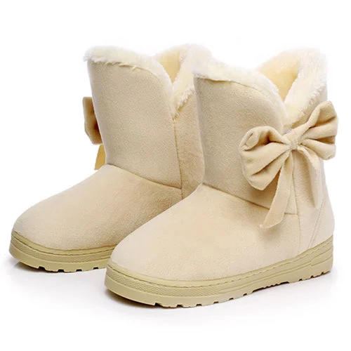 Women Winter Warm Cotton Plush Snow Boots