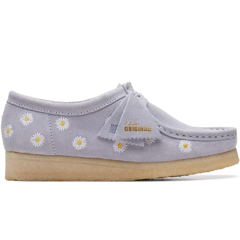 Women's Wallabee 'Cloud Grey Embroidery'