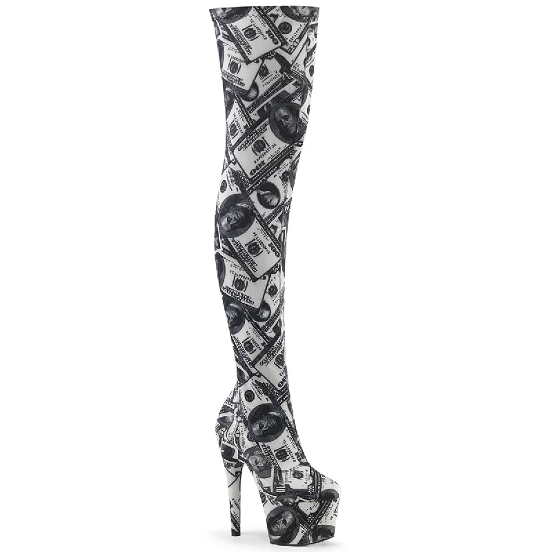 Dollars 7"" Platform Thigh High Boots