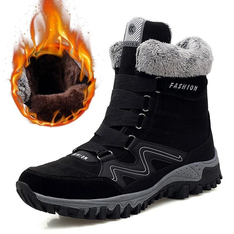 Super Warm Snow Boots Women Winter Work Casual Shoes