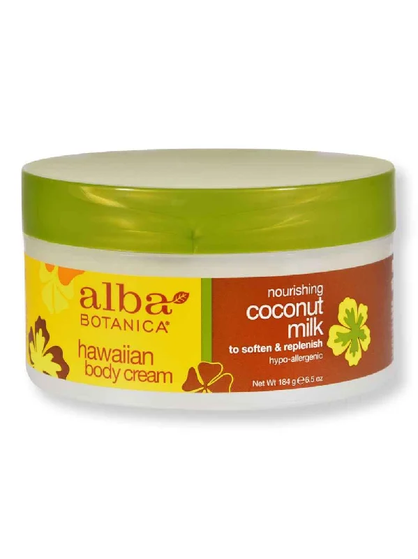 Alba Botanica Hawaiian Body Cream Coconut Milk 6.5 oz