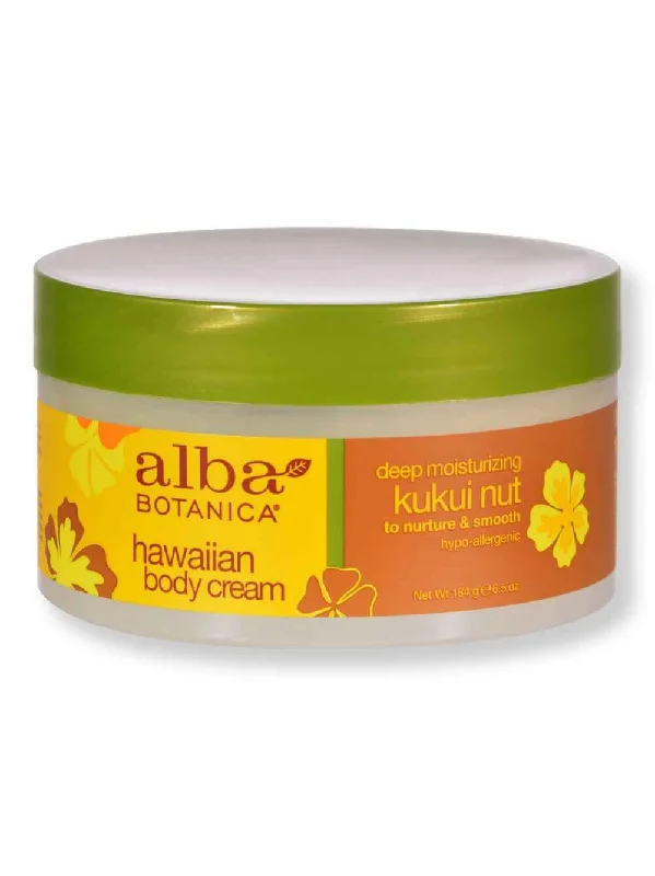 Alba Botanica Hawaiian Body Cream Kukui Nut 6.5 oz