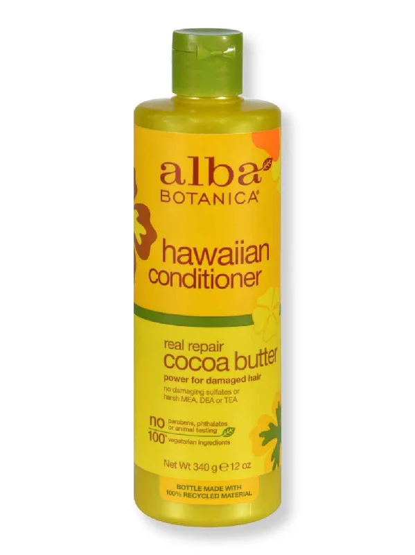 Alba Botanica Hawaiian Hair Conditioner Cocoa Butter 12 fl oz