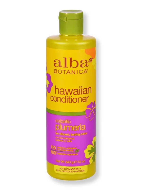 Alba Botanica Hawaiian Hair Conditioner Plumeria 12 fl oz