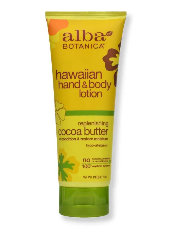 Alba Botanica Hawaiian Hand & Body Lotion Cocoa Butter 7 oz