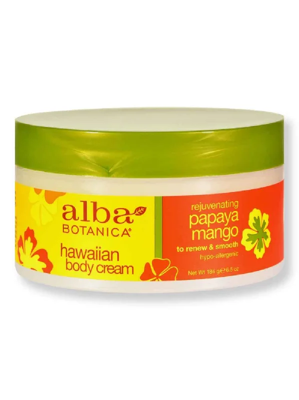 Alba Botanica Hawaiian Spa Body Cream Papaya Mango 6.5 oz