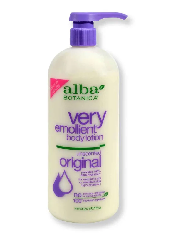 Alba Botanica Very Emollient Body Lotion Unscented 32 fl oz