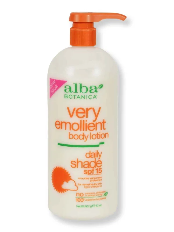 Alba Botanica Very Emollient Natural Body Lotion SPF15 32 oz