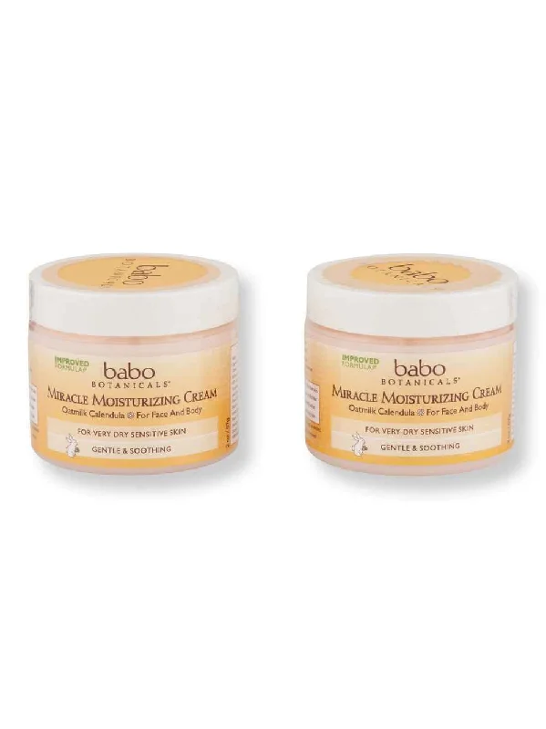 Babo Botanicals Miracle Moisturizing Face Cream 2 Ct 2 oz