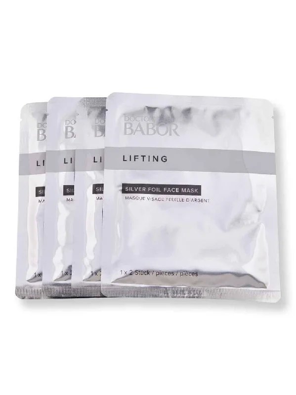 Babor Lifting Rx Silver Foil Face Mask 4 Ct