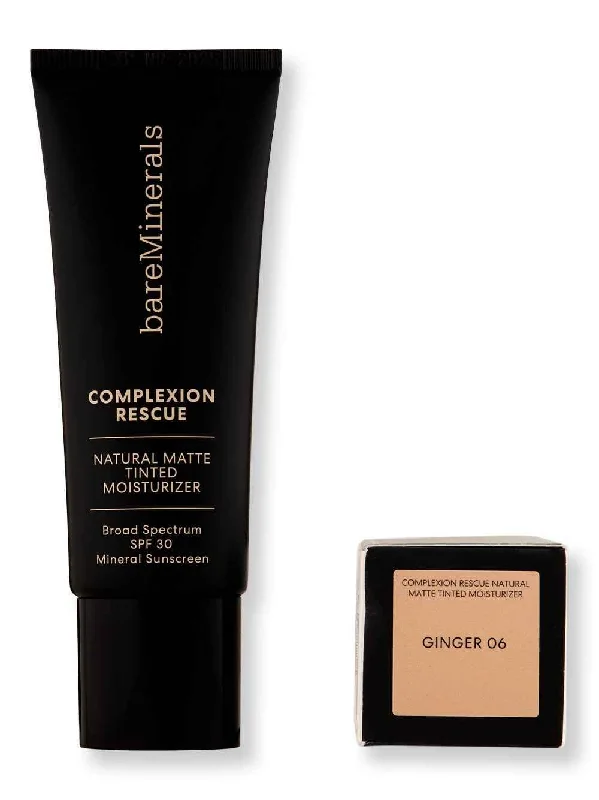 Bareminerals Complexion Rescue Natural Matte Tinted Moisturizer Mineral SPF 30 1.18 oz 35 ml Ginger 06