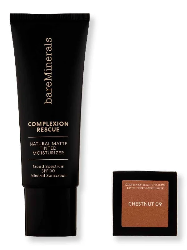 Bareminerals Complexion Rescue Natural Matte Tinted Moisturizer Mineral SPF 30 1.18 oz 35 ml Chestnut 09