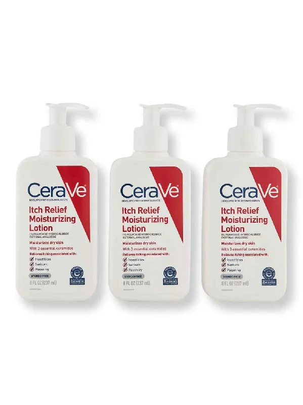 CeraVe Itch Relief Moisturizing Lotion 3 Ct 8 oz