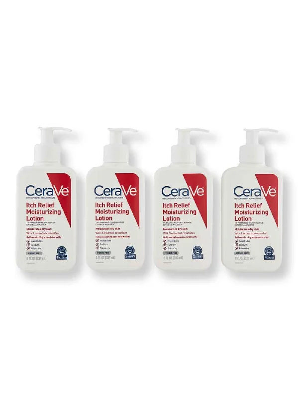 CeraVe Itch Relief Moisturizing Lotion 4 Ct 8 oz